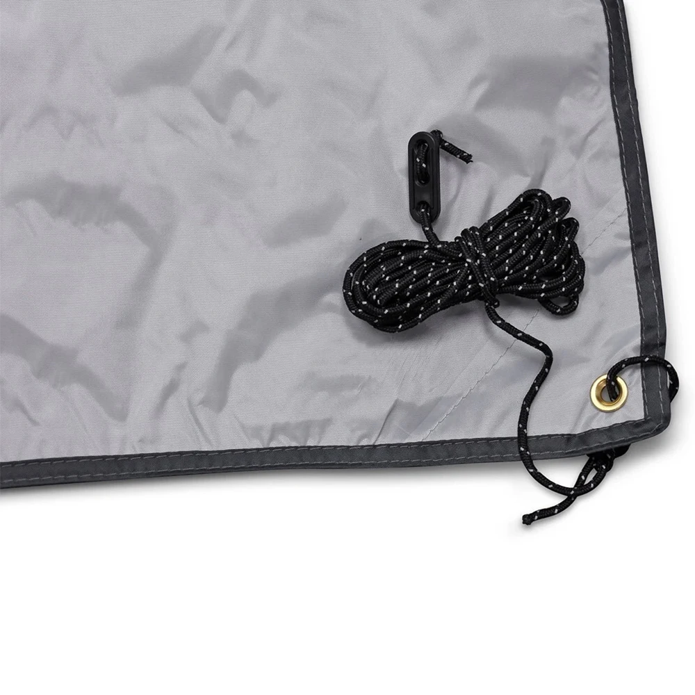 Outdoor Camping Awning Canopy Sun Sail For Caravan Motorhome Camper With Keder Piping Attachment Side Tent 4.5x2.4m