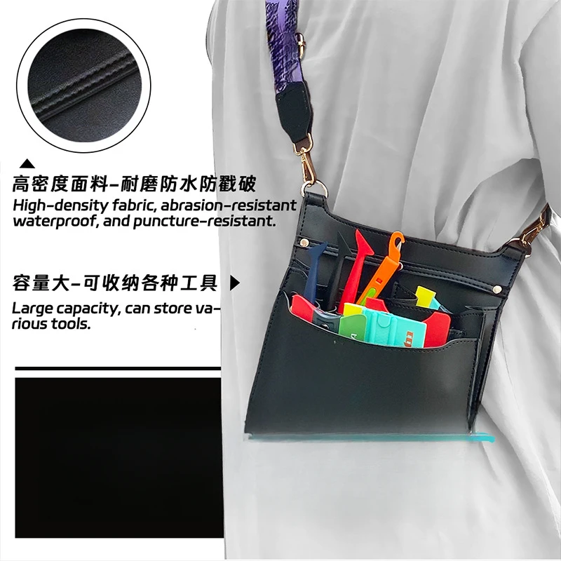 

Portable Car Tint Storage Bag Waterproof Auto Vinyl Wrap Paint Film Install Kit Organizer Portable Hardware