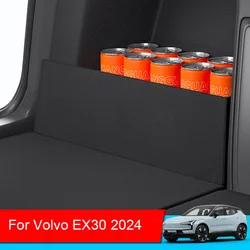 2pcs Car Trunk Boot Baffle Box For Volvo EX30 2024 2025 Trunk Partition Parts Car Tail Box Storage Baffle Accessories