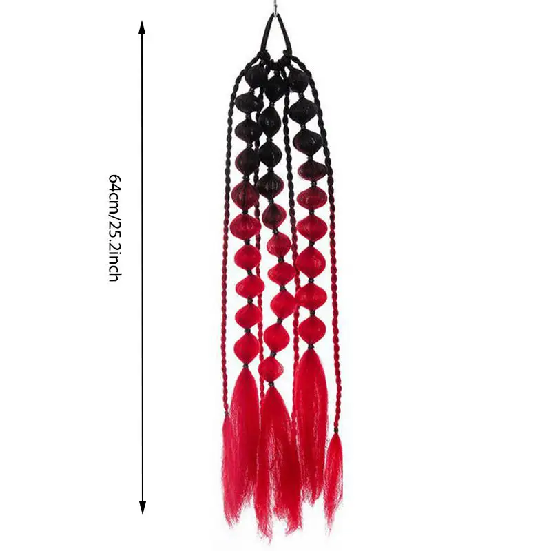 

1pc Gradient Lantern Bubble Ponytail Extension Bubble Ponytail Twisted Braid With Elastic Band For Women