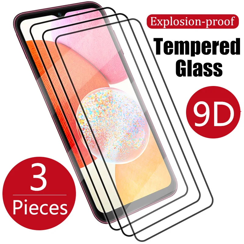 3PCS Tempered Glass For Samsung Galaxy A14 A52 A32 A13 A53 A12 S21 S20 FE A73 A71 A22 A33 A04S M31 M21 A40 5G Screen Protector