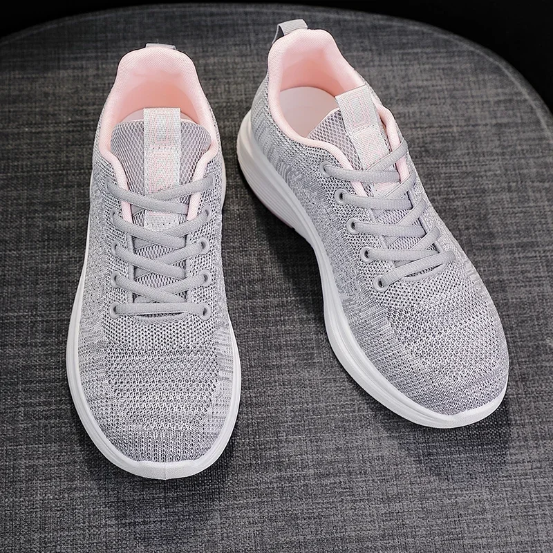 Women Marathon Running Shoes Breathable Mesh Girls Sport Training Sneakers Comfortable Walking Shoes