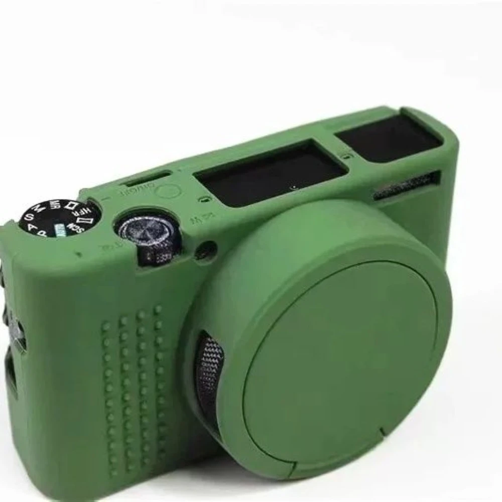 Camera protective case For Sony DSC-RX100VII RX100M7 Silicone Case Camera Bag Body Cover Protector + free tempered film
