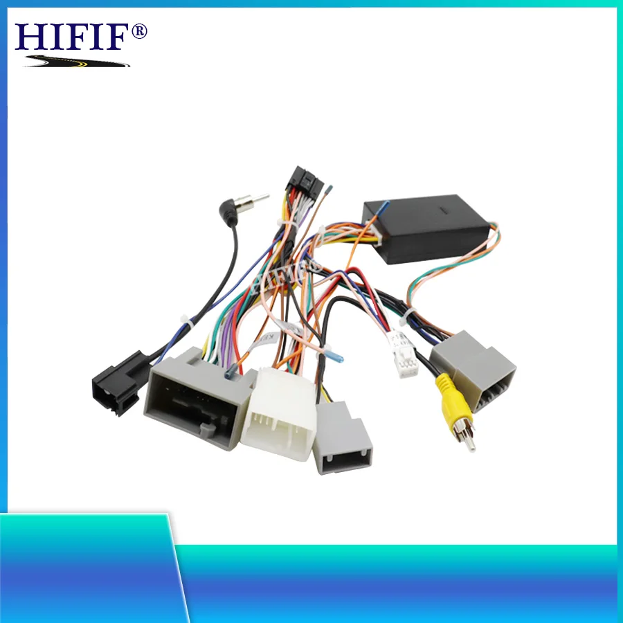 

Car 16pin Audio Wiring With 360 Wiring Harness With Canbus BOX For Honda CRV Stereo Installation Wire Adapter