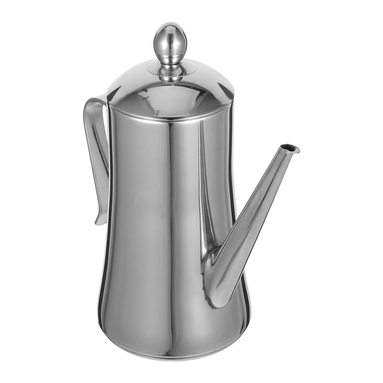 

Stainless Steel Oil Dispenser Bottle Vinegar Soy Sauce Container Kitchen Condiment Squeeze Anti Drip Dust Proof