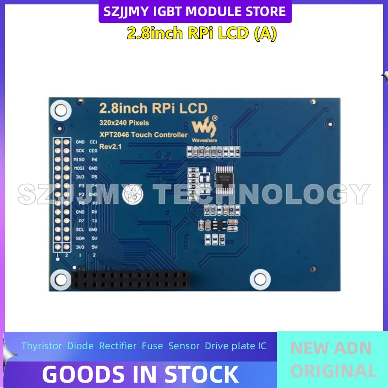 Raspberry Pi 4B/3B+Raspberry Pi Display touch resistivo da 2,8 pollici Interfaccia SPI NUOVO ORIGINALE IN MAGAZZINO