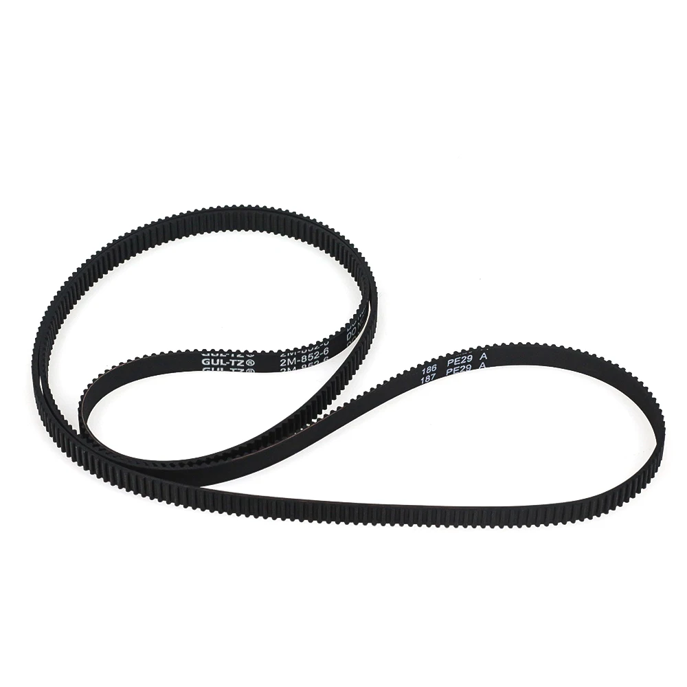 GT2 Closed Loop Timing Belt Rubber 2GT 6mm Length 98mm-1000mm Synchronous Belts Part 3D Printer Belt Parts