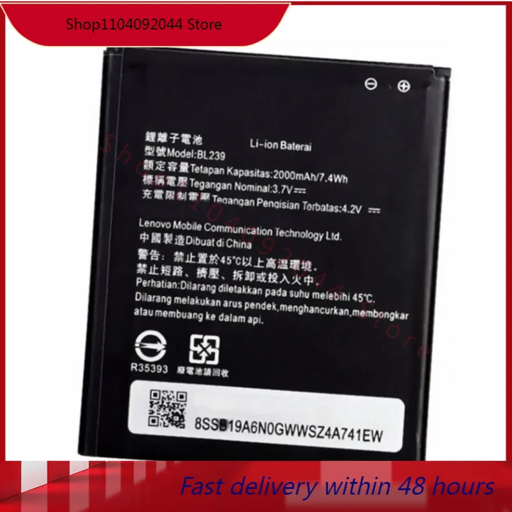 BL239  battery 2000mah  for Lenovo A399 A330E Cellphone batteries