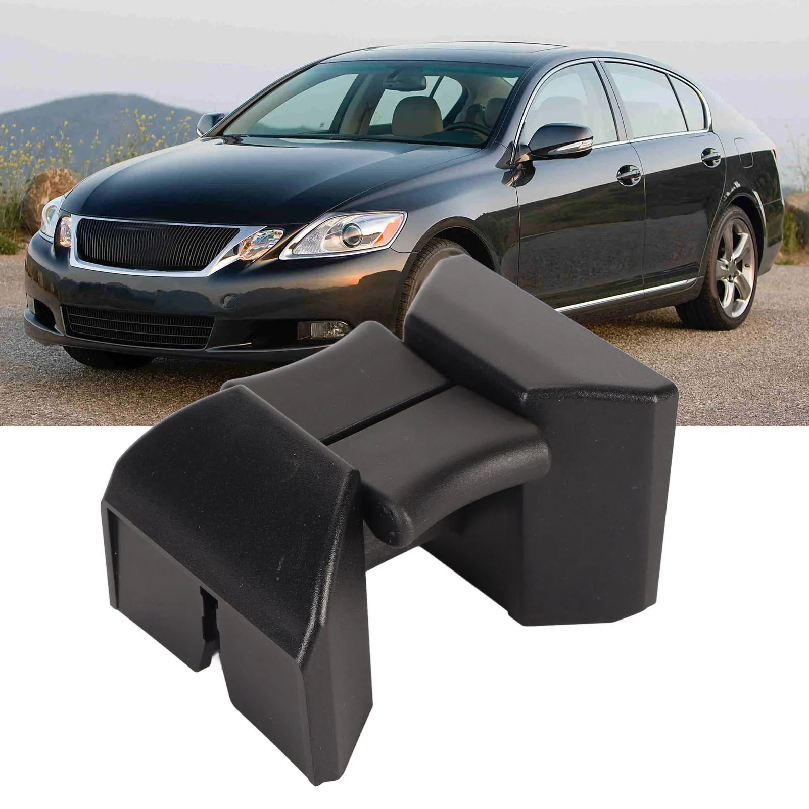 

Drink Holder Insert Divider Cup Holder Insert Divider High Strength Prevent Spilling Center Console ABS Shell for GS450h GS460