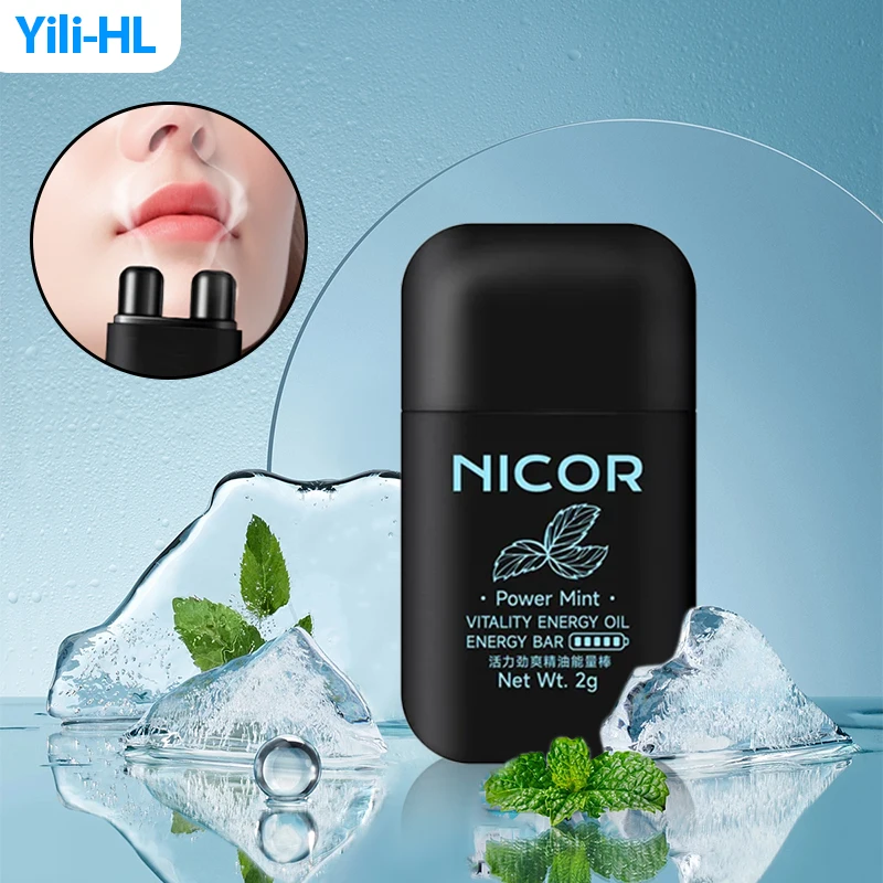 

Nasal Inhaler Stick Menthol Nose Inhalers Mint Essential Oils Nose Cooling Refreshing Fatigue Energy Aromatherapy Artifact