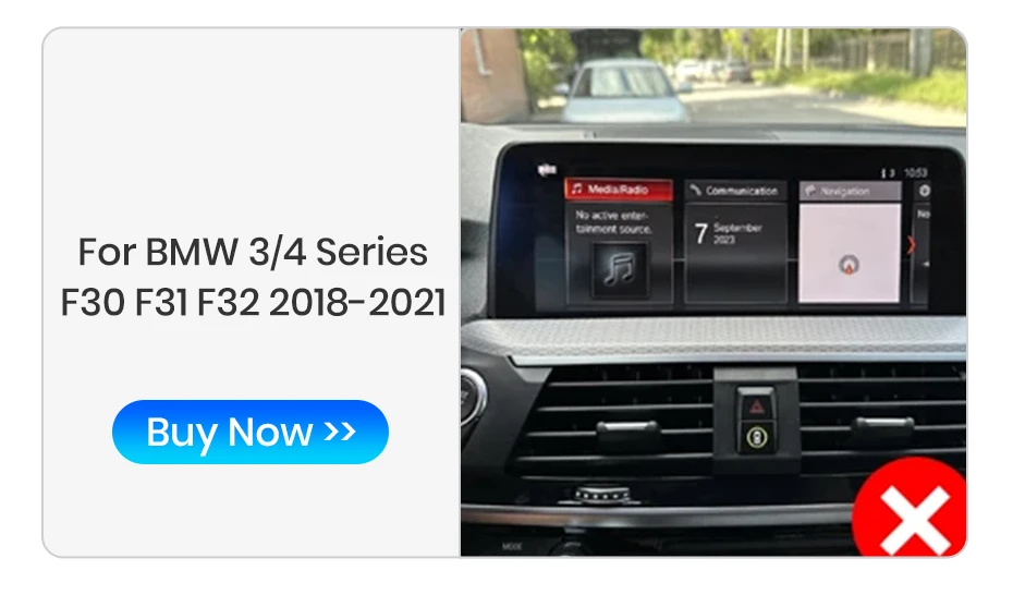 Junsun 1920*720 Drahtlose Carplay Android Auto Multimedia Auto Radio Für BMW 1 2 3 4 serie F20 F21 F22 F30 F31 F32 F33 F34 F36 – Detail 6