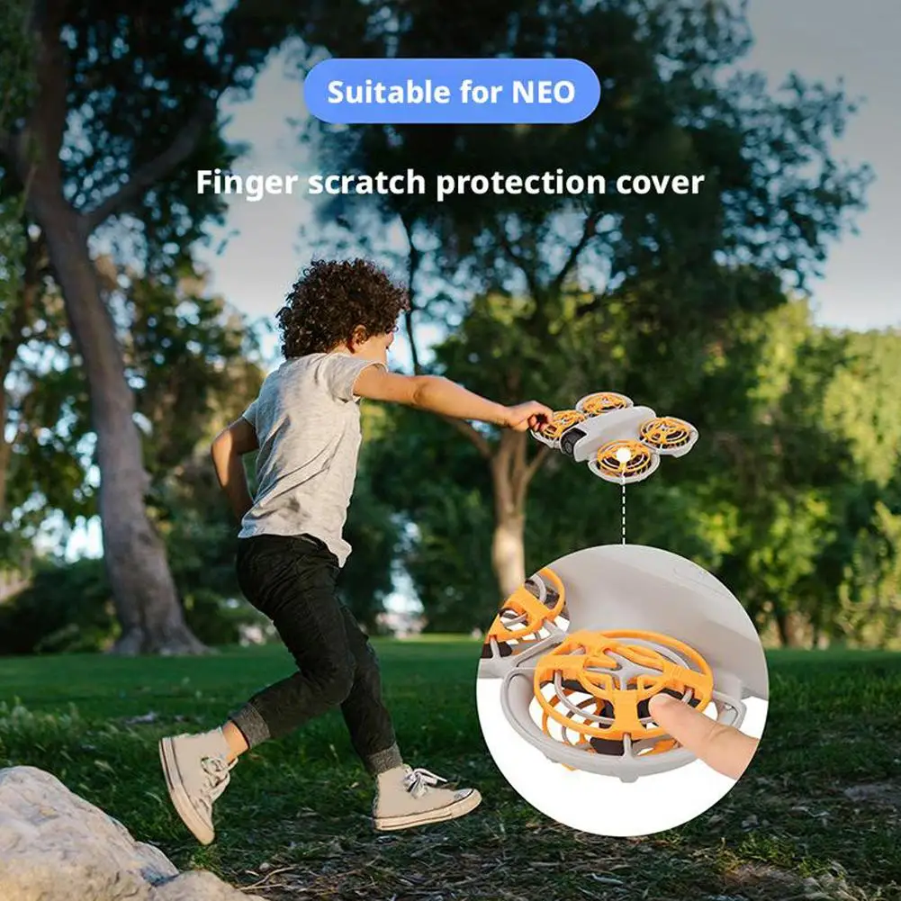 For DJI NEO Drone Anti-scratch Finger Protection Cover Lightweight Design Paddle Wings Protection Safety Flight Accessories Kit