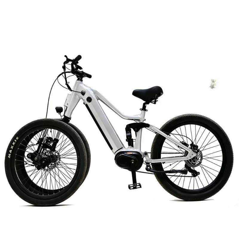 Electric bicycle export lithium battery torque sensor four-bar bicycle