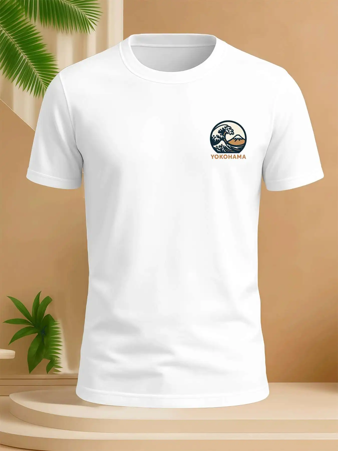 

Yokohama Wave Mountain Tee модная футболка с принтом мужская 220 г новая летняя спортивная модная футболка из чистого хлопка с принтом и короткими рукавами