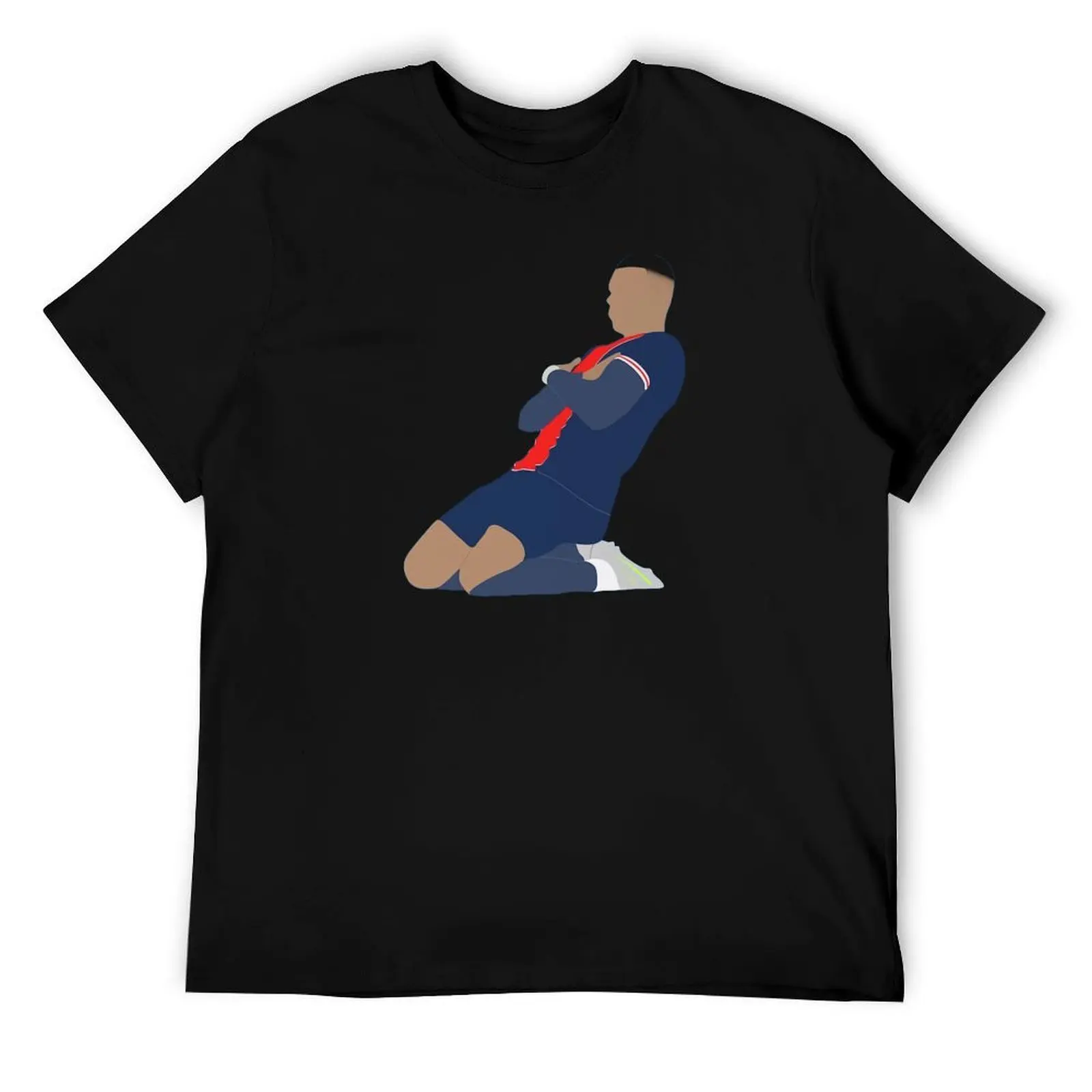 

Kylian Mbappe Jersey Art, Paris, Football Wall Art, Minimalist T-Shirt man graphic t shirt t shirt man plain T-Shirt