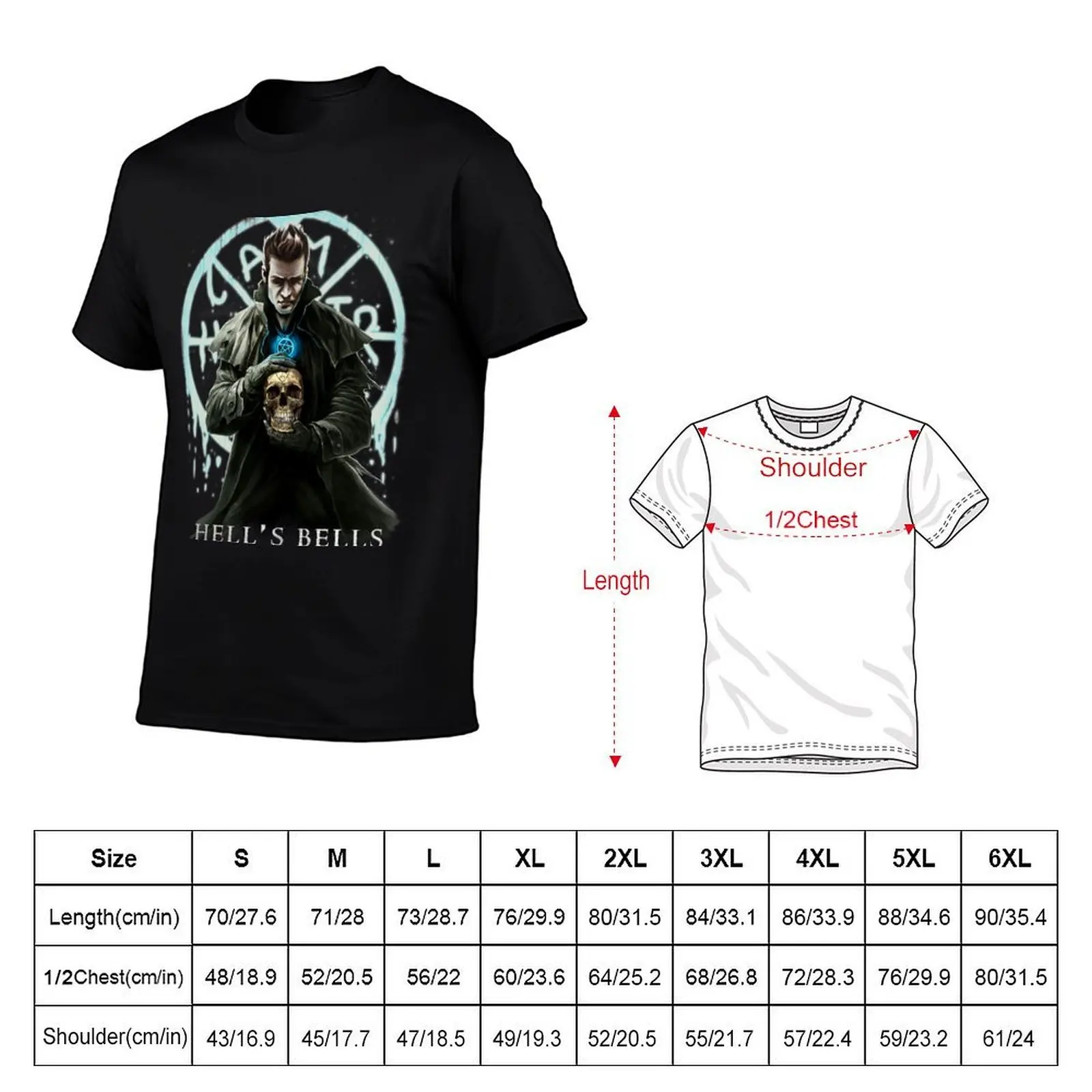 Dresden Files Harry Hells Bells T-Shirt t shirts for man cotton soft cotton t shirts high quality t shirt man cotton T-shirt