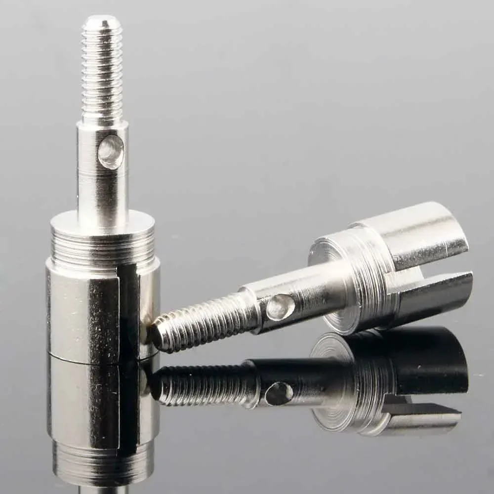 Rc 2PCS 02033 Metal Wheel Axle For 1/10 HSP 94107 94108  94111 94123 Spare Parts