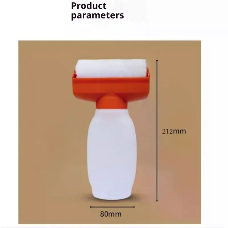 1 pçs ferramenta de reparo de parede e retoque reutilizável 350ml rolo de pintura escova à base de água látex pintura garrafa de plástico acessórios diy