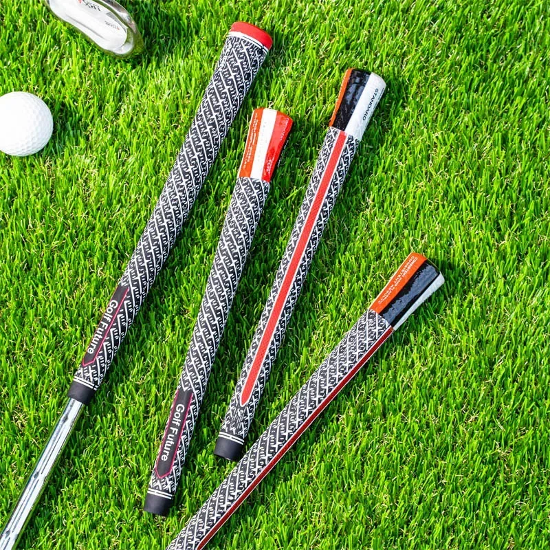 เส้นด้ายฝ้ายGolf Grip 13 ชิ้น/ล็อตกอล์ฟคลับGripsเหล็กและไม้Golf Gripกระดูกสันหลังสายนุ่มAnti-Slip All Weather Control