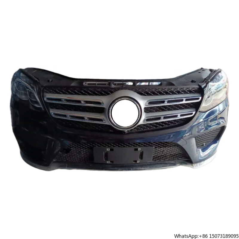 

Передний бампер в сборе для GLS W166 с радиатором и фарами, высокое качество, крепление на болтах, гарантия 6 месяцев