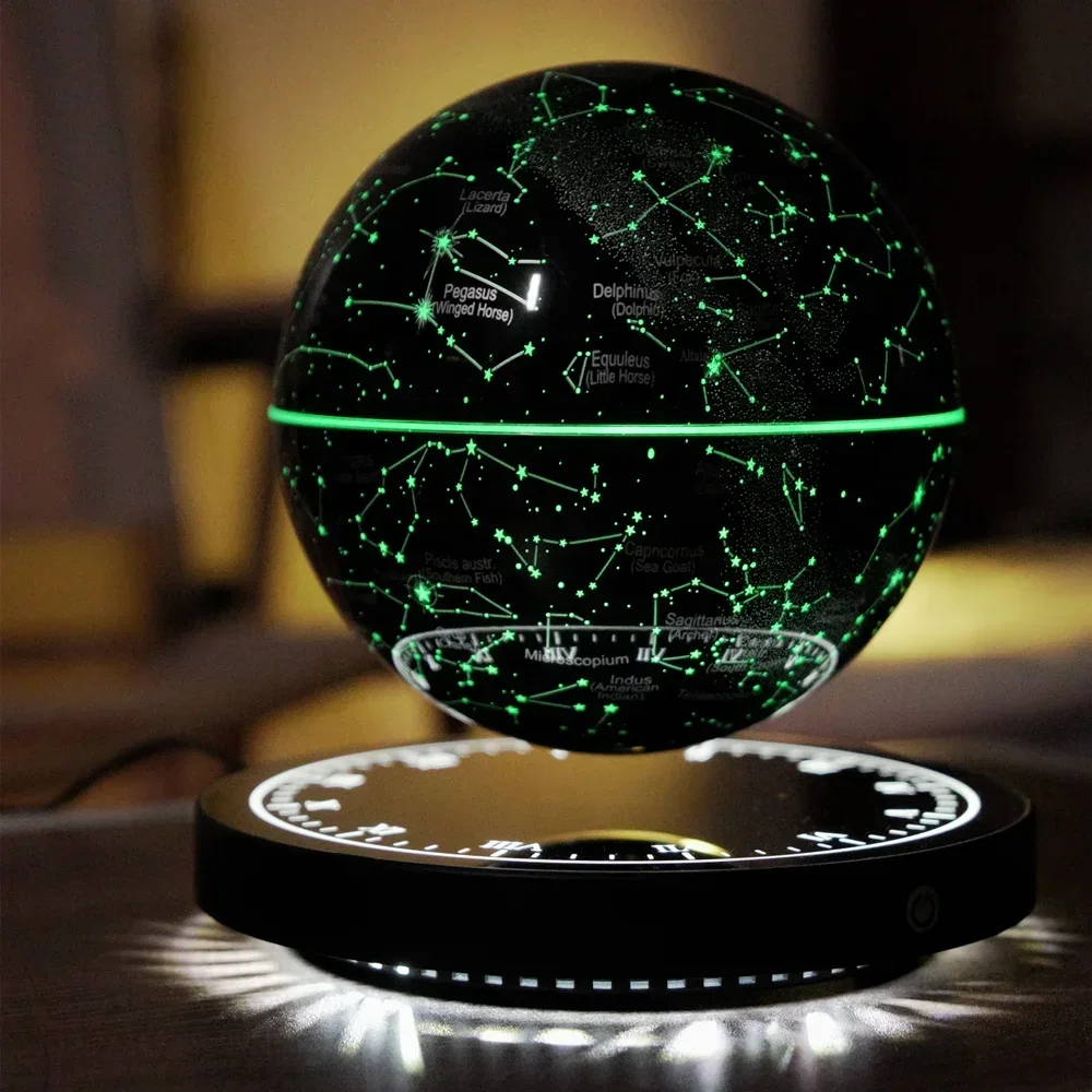 New Produc Levitating Clock base Constellation Lamp Floating Starry Light Ball RGB Multiple Color Light Factory Price