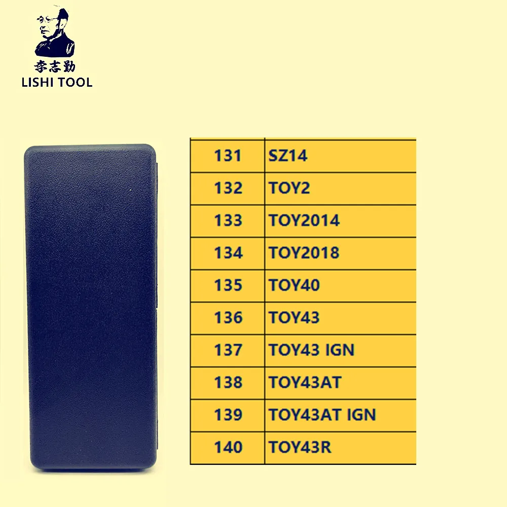 131#-140# Lishi tool 2 in 1 SZ14, TOY2 ,TOY2014 ,TOY2018 ,TOY40 ,TOY43 ,TOY43 IGN ,TOY43AT ,TOY43AT IGN ,TOY43R