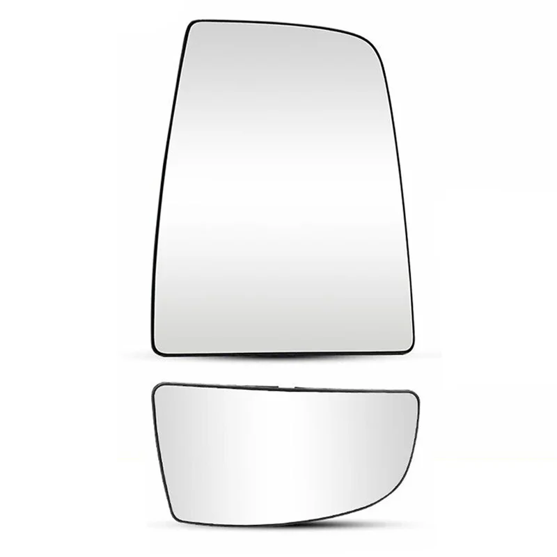 Pcs Set Front Right Side Upper&Lower Wing Mirror Glass Fit For 2015-2022 Ford Transit 150 250 350 HD CK4Z17K707C CK4Z17K707D