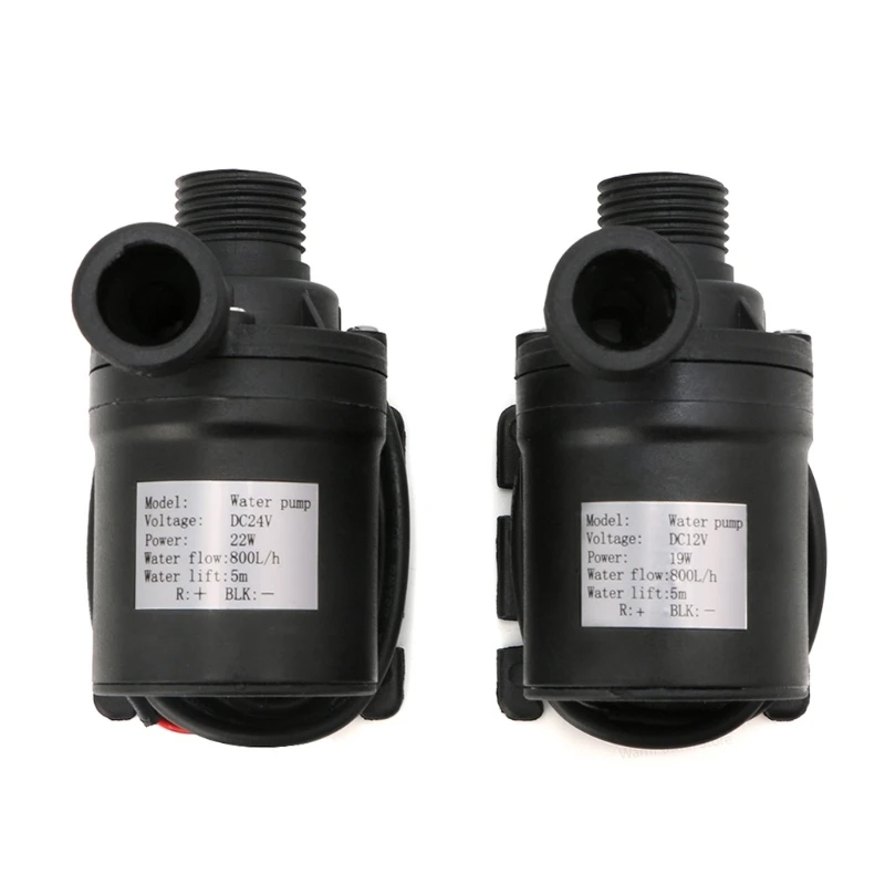 

800L/H 5m DC 12V 24V Solar Water Heater Brushless Motor Circulation Water Pump
