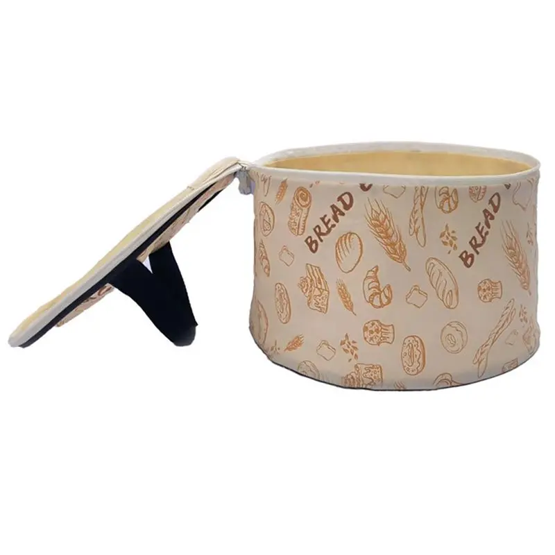 ABAE-Beeswax Bread Bag For Sourdough, Self-Standing Bread Storage Bag Bread Keeper / Loaf Carrier / Bread Saver / Country