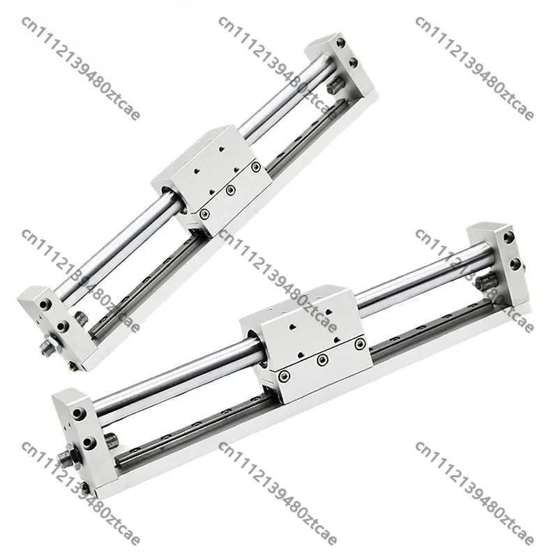 Magnetic Coupling Rodless Pneumatic Cylinder Slide Rail Actuator RMH Series RMH10 RMH16 RMH20 RMH25 Stroke 100-800S