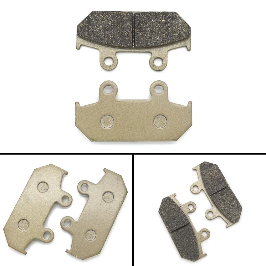 Front Brake Pads Moto For Honda NV400 Steed NX500 Dominator XL600 Trans Alp VT600 Shadow Custom NX650 XRV650 Africa Twin  GL1500