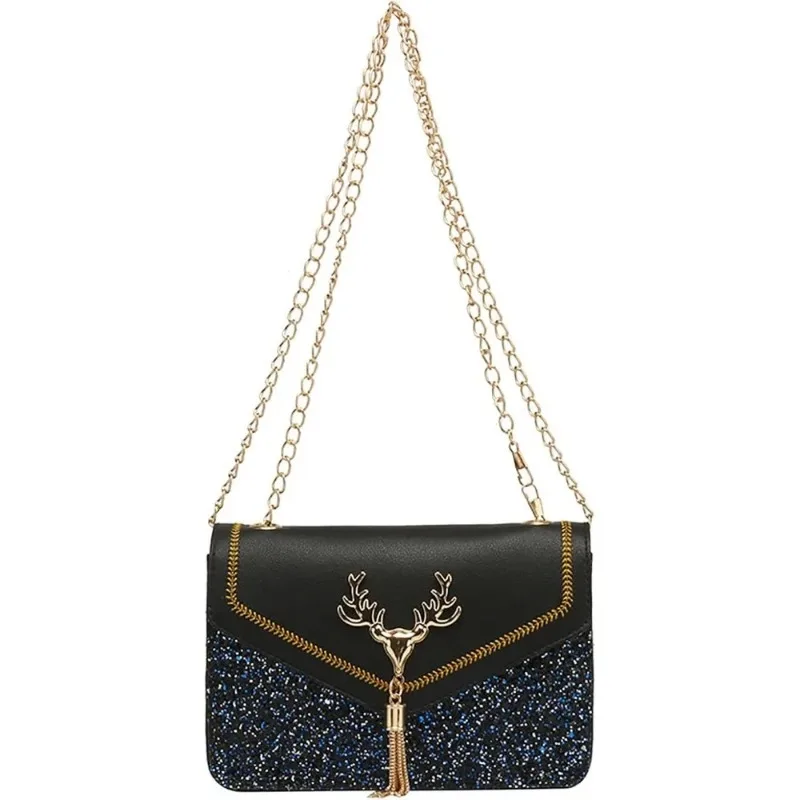 Crossbody-Tasche Kleine Einhorn-Umhängetasche für Mädchen Niedliche Handtasche mit Kette Messenger-Tasche für Teenager – Detail 4