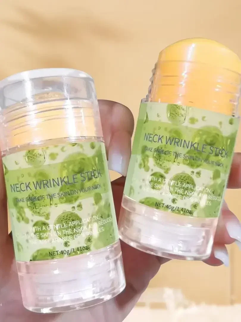 Bâton anti-rides du cou – Soins du cou et des mains, doux et à faible irritation, blanchissant, soins de la peau DIY, certifié, unisexe, pour tous les types de peau