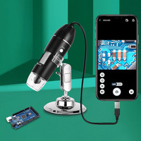 LED Digital Microscope with Stand Soldering Magnifier Endoscopic 500X 1000X 1600X for Mobile Phone PC