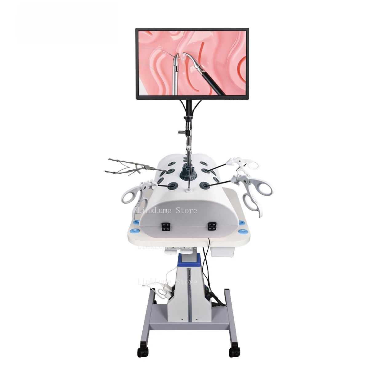 Laparoscopic trainer box set Laparoscopic emulator Laparoscopic abdominal single hole training box with lifting