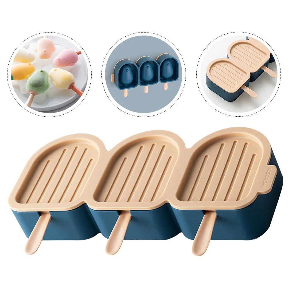 

Creative Diy Ice Cream Mold Safe Premium Material Kids Summer Fun Popsicles Maker Household Wear-Resistant Washable