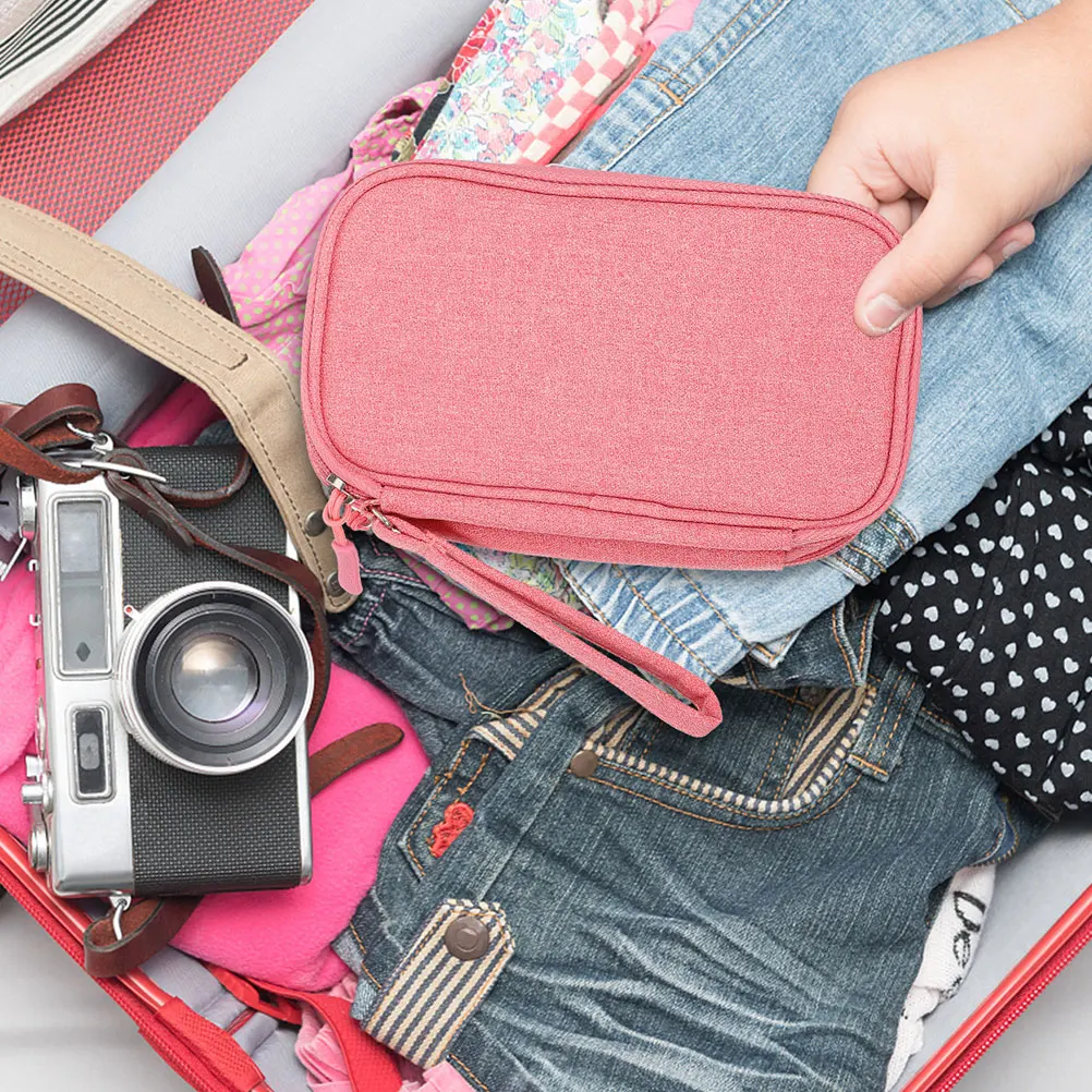 

Multifunctional Digital Accessories Storage Bag Travel Wire Organizer for Cords Earphone Portable for Business