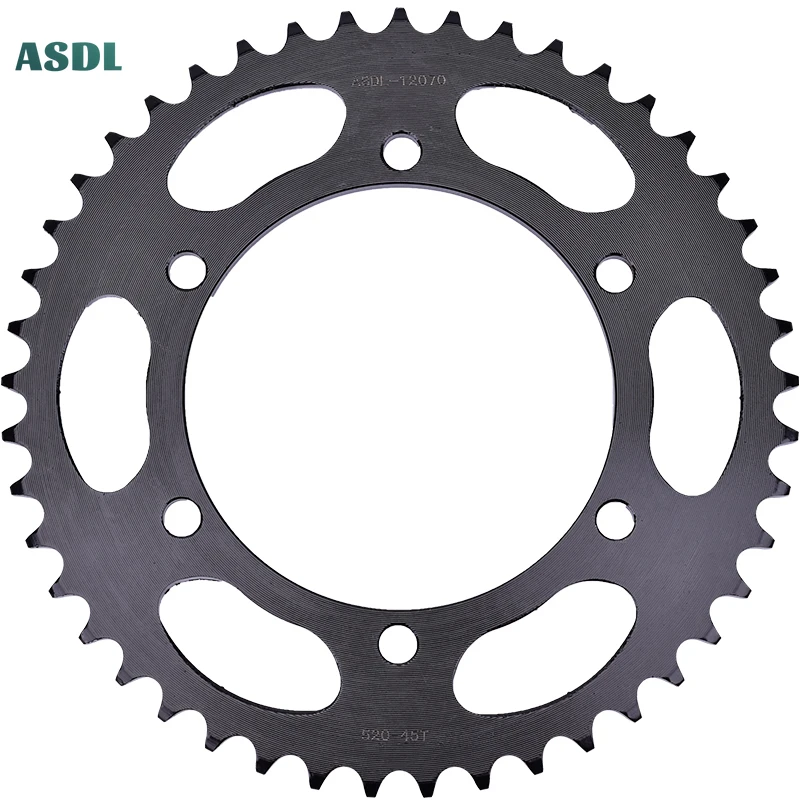 

520 45T Motorcycle Rear Sprocket Staring Wheel For YAMAHA XT660 XT 660 R X XTZ660 XTZ 660 Z Tenere 2004 2005 2006 2007 2008-2015