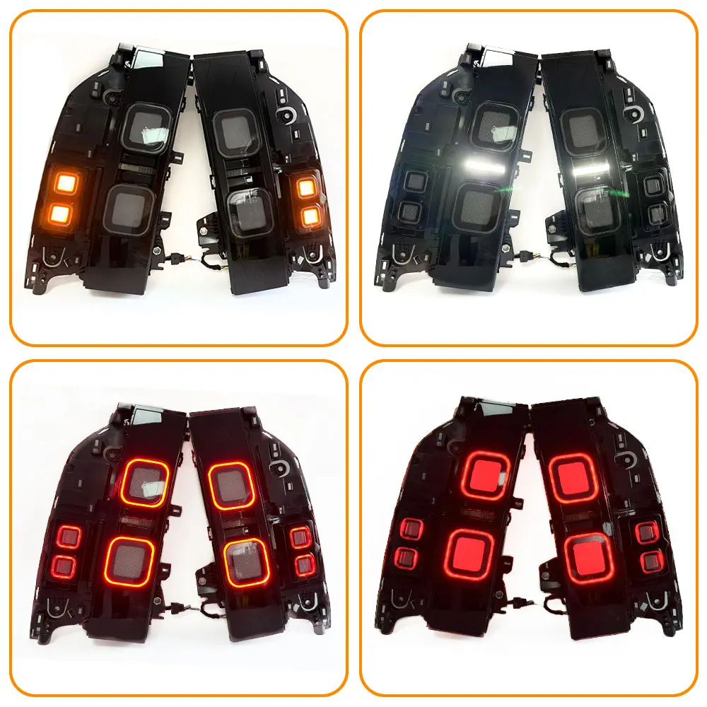 2026 New Style Led Tail Lights Rear Brake High Addtional Turn signal Reverse Taillight For Land Rover Defender L663 2020-2026