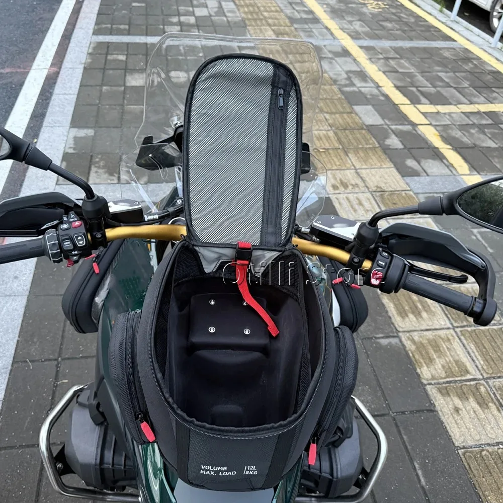 حقيبة خزان الوقود لسيارات BMW R1300GS GS1300 R 1300GS R 1300 GS 2023 2024 2025 دراجة نارية حقيبة مضادة للماء 12L أداة على ظهره المحمولة #4