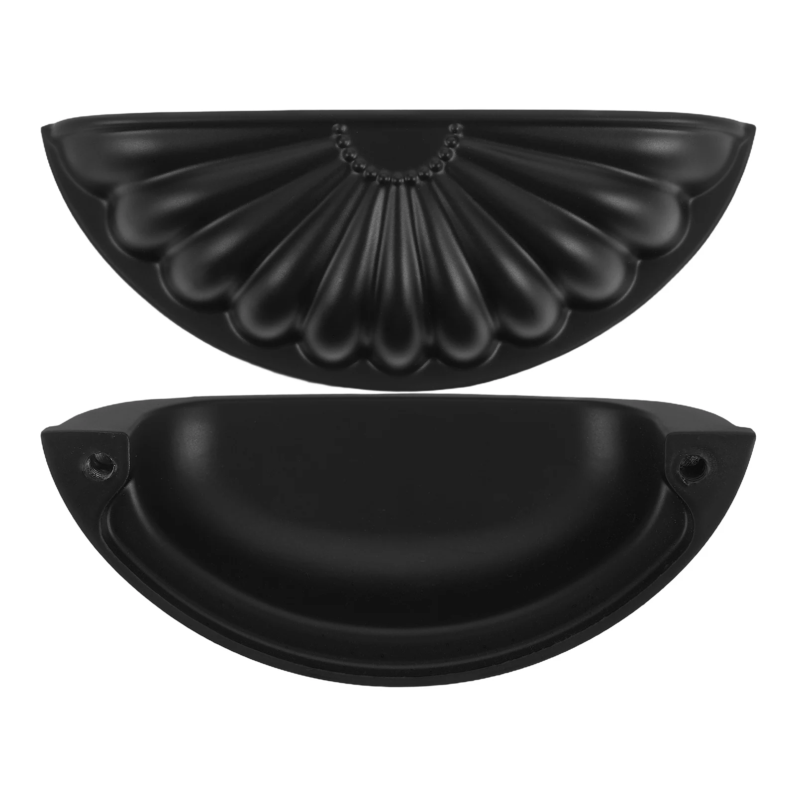 

2 Pcs H Cabinet Wardrobe Door H Cabinet Pulls Zinc Alloy Black 76mm Spacing Furniture HardwareVintage Style Wardrobe