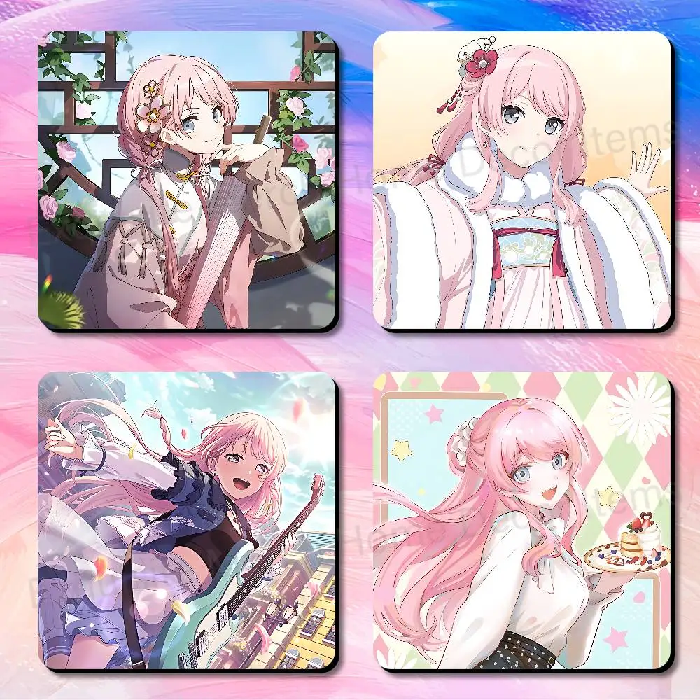 Band M-MyGO C-Chihaya Anon Soft Magnetic Refrigerator Magnets Dimensions 75x75mm Personality Decorations Creative Gifts