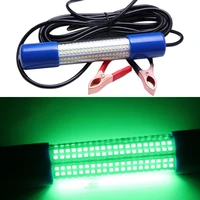 Luz de pesca de 12-24V, luz de cebo luminosa subacuática de alta potencia de 50W, herramienta de caída profunda nocturna LED para atraer peces y camarones, 1 ud.