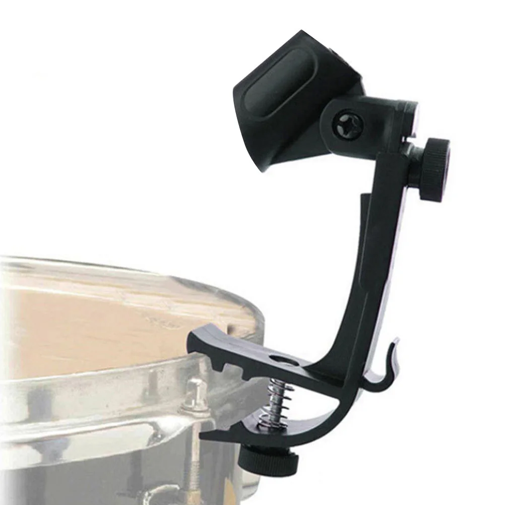 

Drum Mic Stand Securing Clip | Lightweight Durable Microphone Holder Clamp | Firm Fixing for Drumming Mics Music Bands/Recording