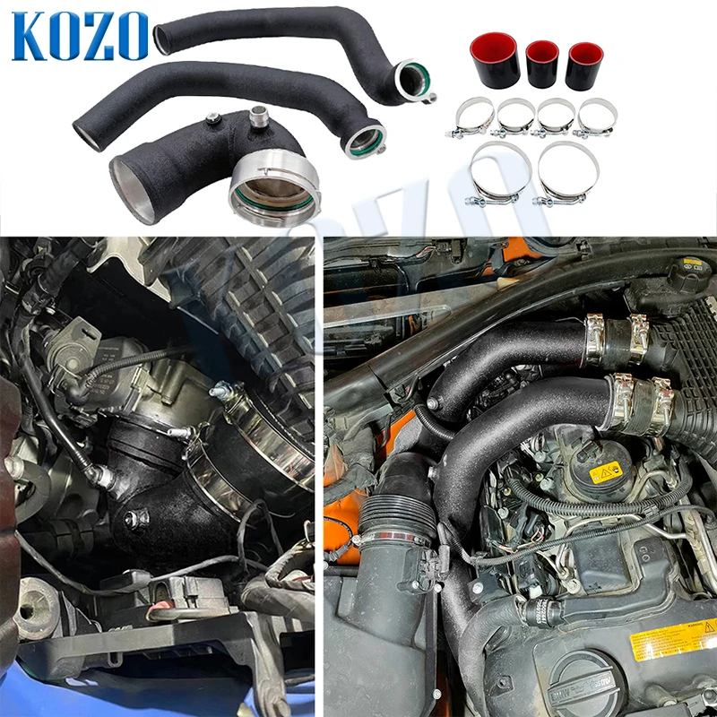 

Intercooler Charge pipe Boost Pipe intake turbo pipe Kit For BMW S55 F80 M3 / F82 F83 M4 / F87 M2C