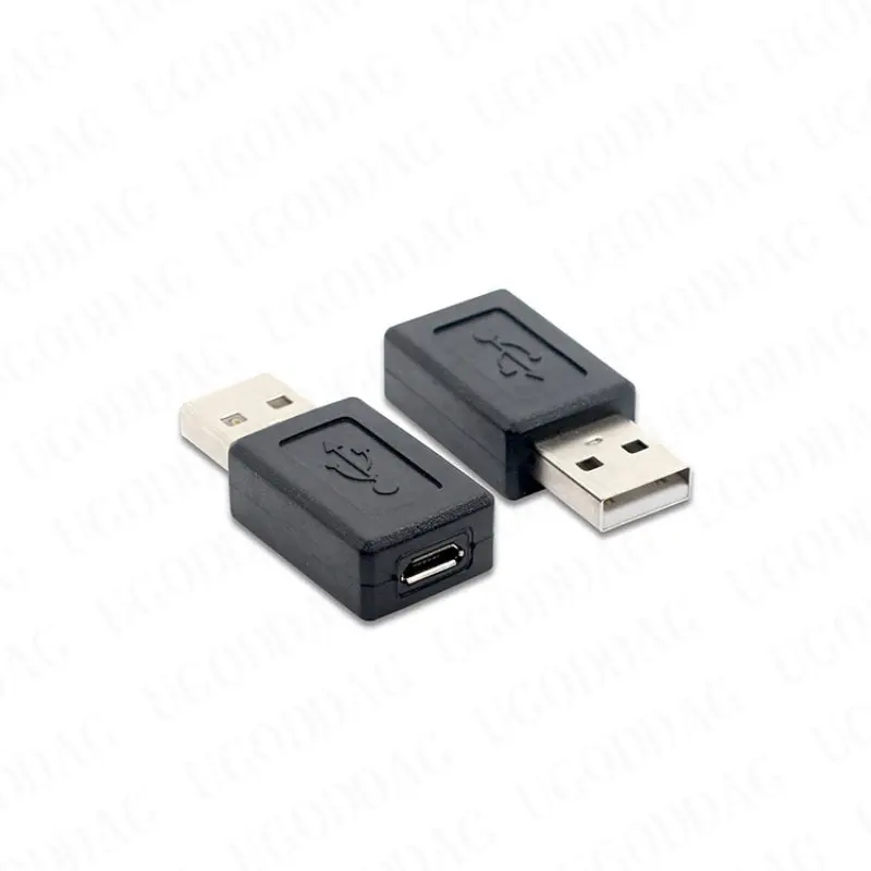 USB Male to Micro USB Female  Adapter Connector USB Female Device Change into Micro USB2.0 Female One Piece