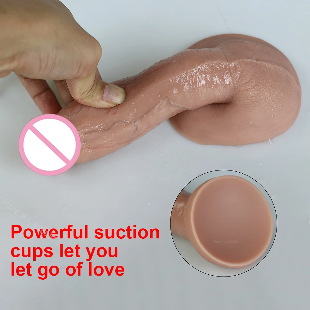 Realistic Penis Silicone Penile Prosthesis Huge Dildo Anal Sex Toys for Women Big Cock and Thick Dick to Pussy Gode Analsex Toy