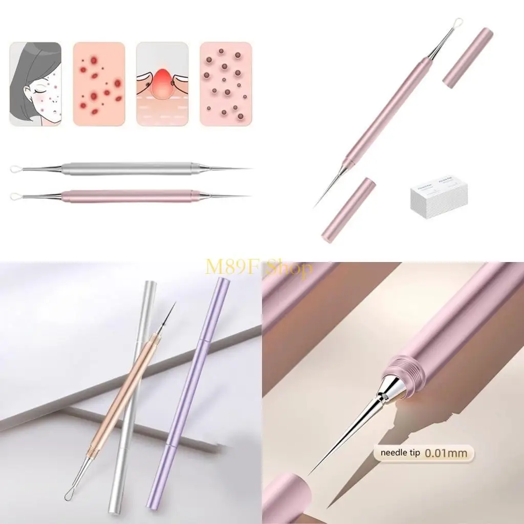 M89F Practical Face Tool pour Blackhead Whitehead Extraction Home Salon Utilisation