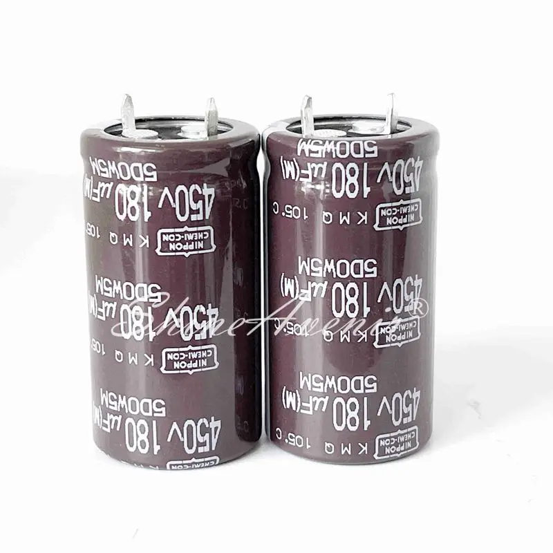 

5PCS 450V180UF KMQ KMR 22*40 105℃ Aluminum Electrolytic Capacitors High frequency long life New Original