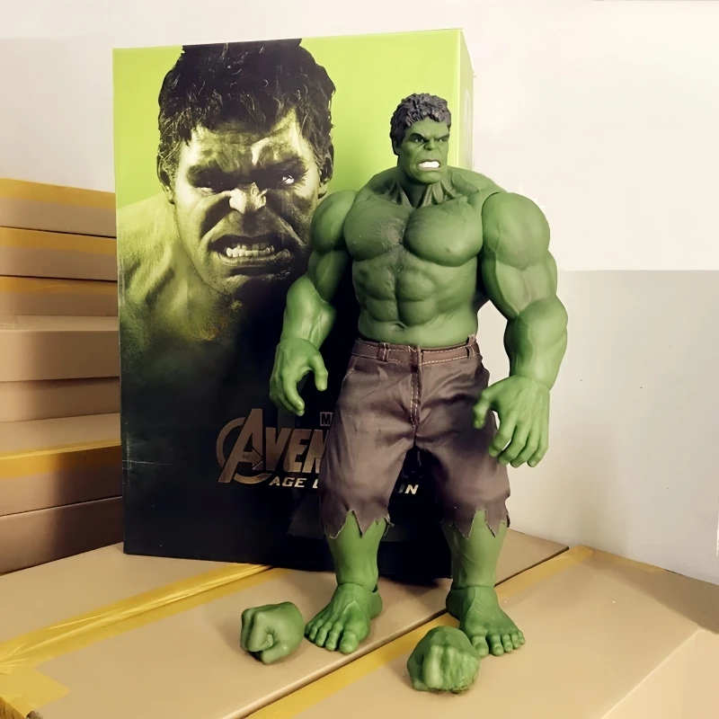 Hot Sale 28cm Hulk Action Figure Figures Doll Anime Characters Model Desktop Ornament Toy Collection Toy Birthday Gift Xmas Gift